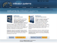 Tablet Screenshot of infiltration-systems.com